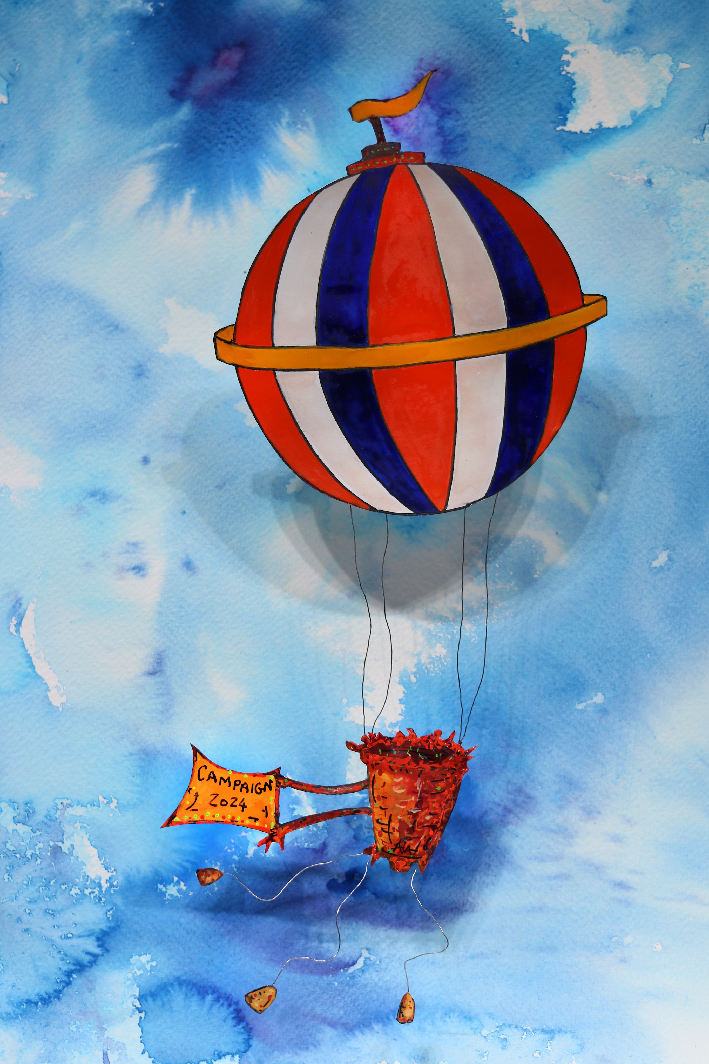 FULL OF HOT AIR (CAMPAIGN BALLOON)